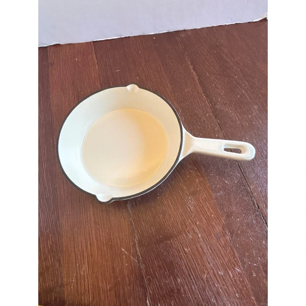 Hearth & Hand Magnolia Enameled Cast Iron Skillet Cream 6.25